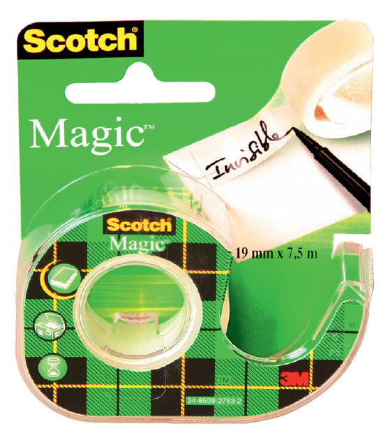 Scotch - Plakband magic 810 19mmx7.5m + plakbandh | 12 stuks