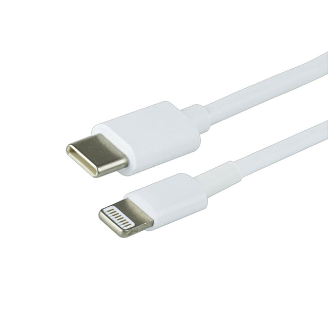 Greenmouse-Greenmouse Lightning USB-C-Kabel, USB-C bis 8-polige, 2 m, weiß