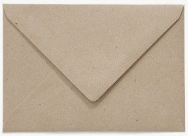 Papicolor - Enveloppe EA5 156x220mm Flut Kraft Grey