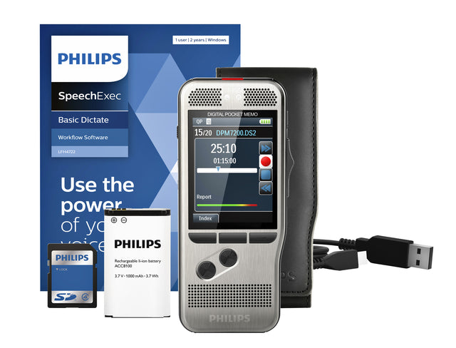 Philips - DICTATION DES POCKETMEMO DPM7200