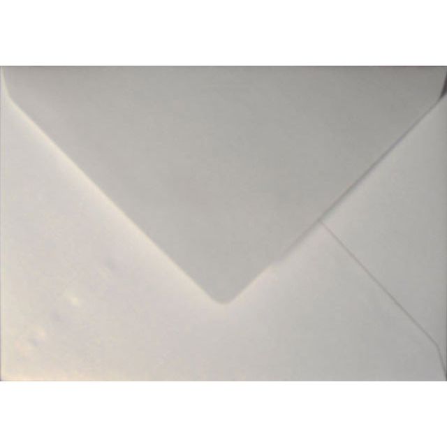 Enveloppe Papicolor EA5 156x220mm Metallic Pearl White