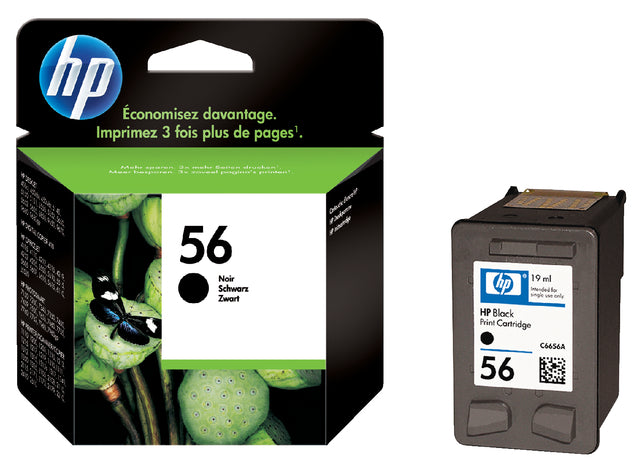 HP - Inkcartridge C6656ae 56 Black