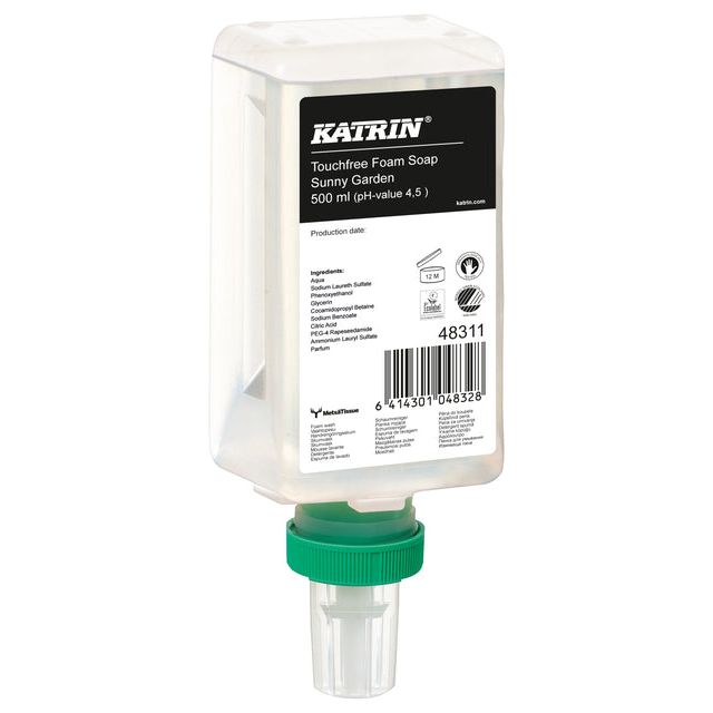 Katrin - Handseife 48311 Touchfree Foam NY Garden 500 ml