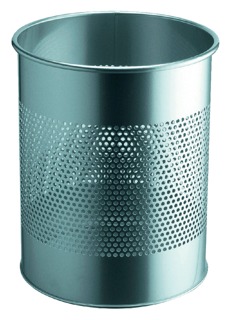 Durable - Bin en papier 3310-23 15Liter 165 mm perforation argent