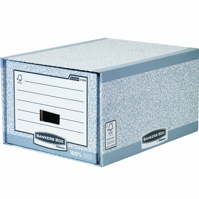 Banker Box - Archivschublade A4 System A4 Grau