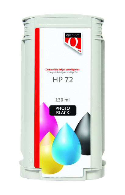 Quantore - Alternative Inkcartridge pour 72 C9370A Photo noir | 12 pièces