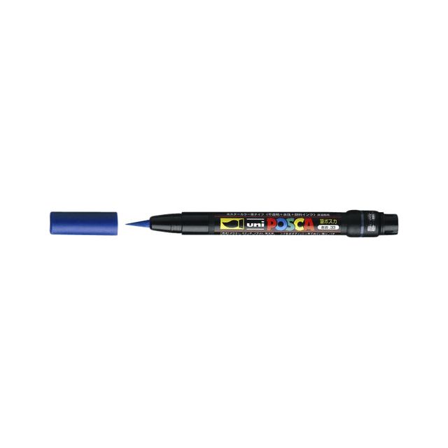 Posca - Brushverfstift  pcf350 1-10mm donkerblauw