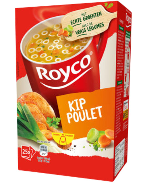 Royco - Minute Suppenhuhn, Pack mit 25 Taschen