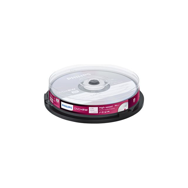 Philips - DVD + RW 4,7 Go 4x SP (10)