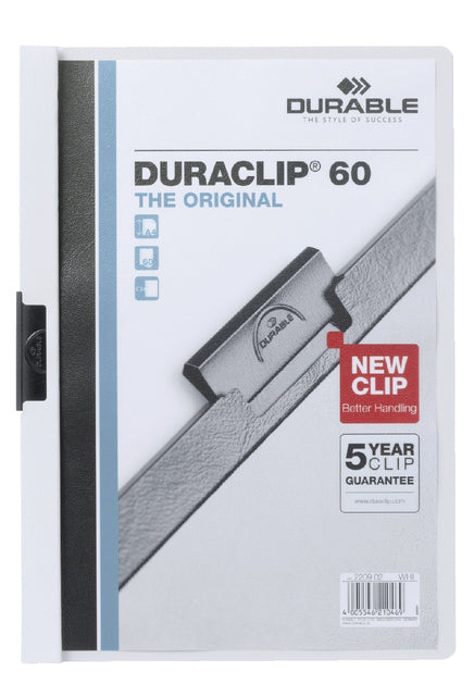 Durable - Klemmap Duraclip Original 60 wit