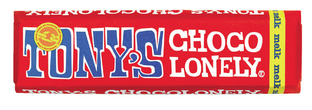 Tony's Chocolonely - chocoladereep, 50g, melk