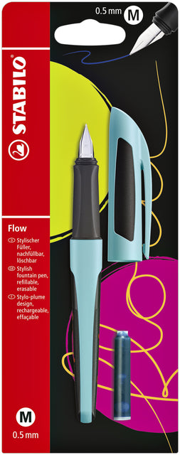 STABILO - Vulpen flow sporty m puristblue