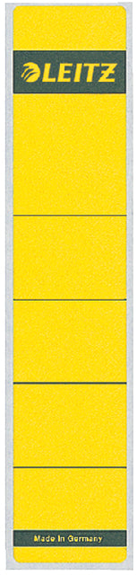 Leitz - Étiquette de tapis Leitz 1643 39x192mm jaune | Pak un 10 pièces | 10 morceaux