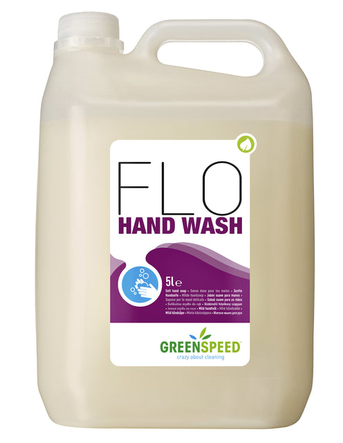 Greenspeed - Handseife Flo, für häufige Verwendung, Blütenparfüm, 5 -liter -Fläschchen