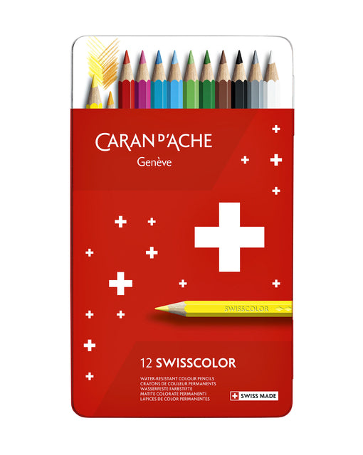 Caran D'Ache - Colpants Caran D'Che Swisscolor 12 pièces TSA