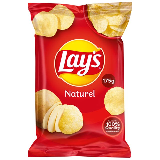 Lay's - Chips Naturel 175gr | 8 pièces