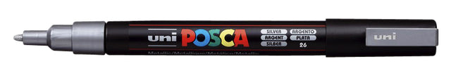 Posca - Verfstift posca pc3m f zilver | 6 stuks