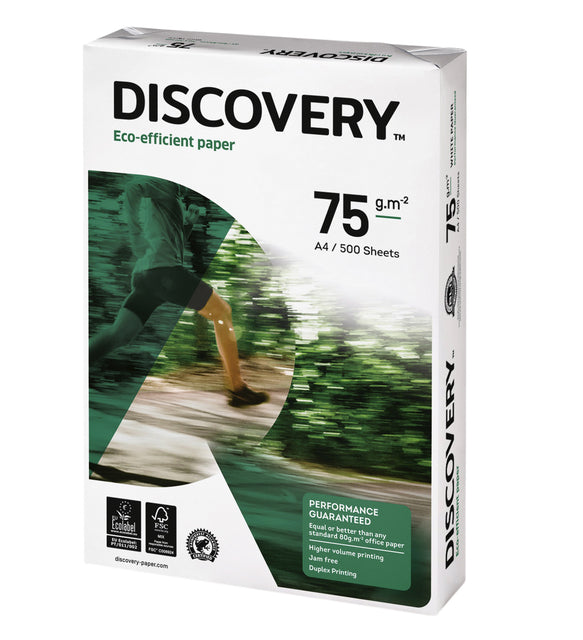 Discovery - kopieerpapier ft A4, 75 g, pak van 500 vel