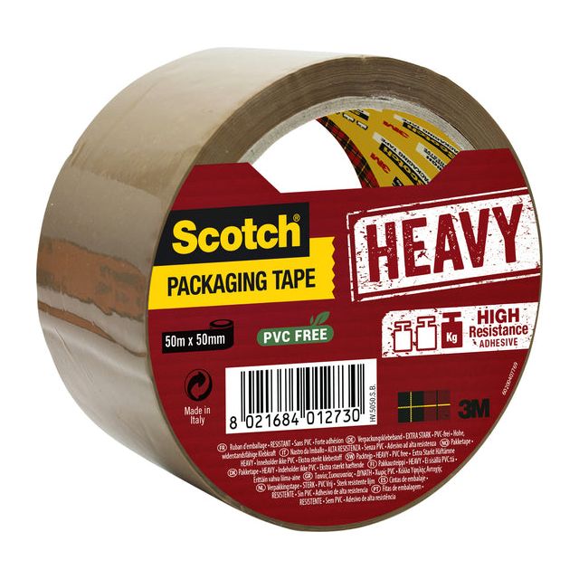 Scotch - Emballage 3M HV5050SB 50 mmx50m brun | Pièce un 1 rouleau 36 pièces