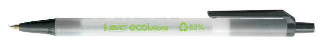 Bic Ecolutions - Balpen bic ecolutions m zwart | 50 stuks