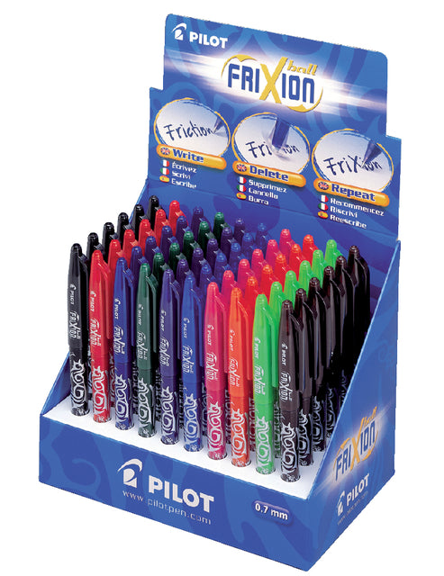 Pilot - Rollerpen pilot frixion bl-fr7 m display assorti | 60 stuks