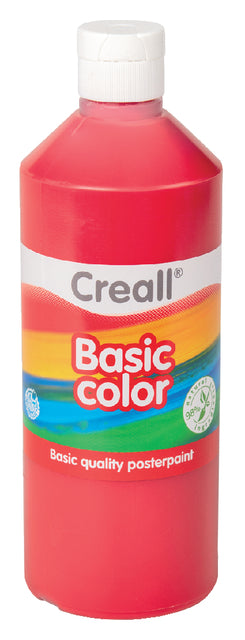 Creall - Plakkaatverf creall basic donkerrood 500ml