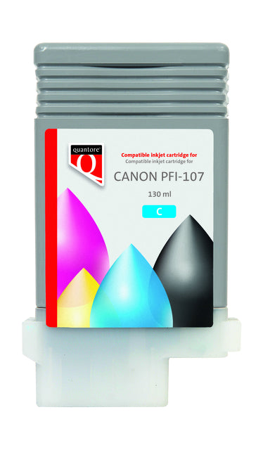 Quantore - Inkcartridge Pfi -107 bleu