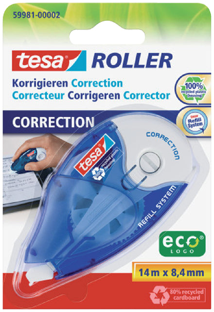 TESA - Correction Moller 8.4mmx14m Ecologo Refipillable sur Blister | 5 pièces