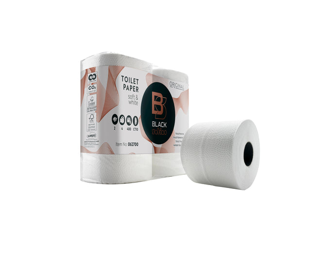 Blacksatino - Toilettenpapier 2 - Layer 400vel