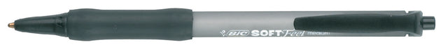 BIC - Kugelschreiber Weichgefühl Clic Grip Schwarz Medium