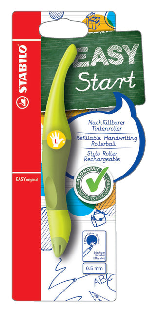 STABILO - Rollerpen easyoriginal links m lim/groen