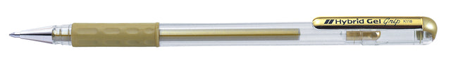 Pentel - Gelschrijver pentel k118 grip m goud