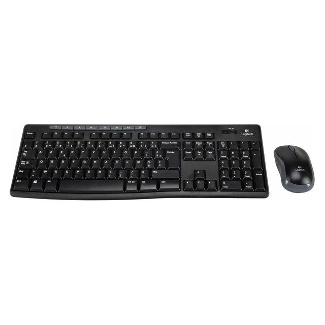 Logitech - Toetsenbord  mk270 + muis drl azerty zwart