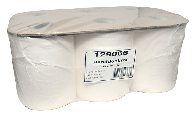 CleanInq - Roll à serviette Blanco Maxi 2L 21CMX150M 6ROL