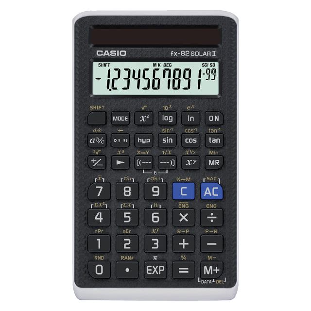 Casio - Calculatrice Casio FX -82 Solarii | 1 pièce