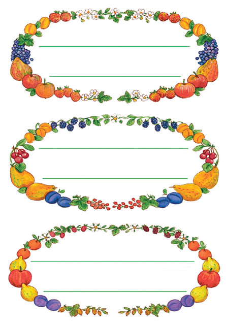 HERMA - Etiket herma 3598 keuken vruchtenkrans | 10 stuks