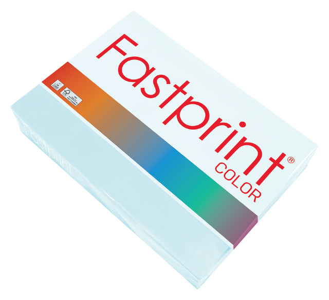 FASTPRINT - Kopieren Sie Papier A3 80gr Lichtblauw 500vel | Packung mit 500 Blättern