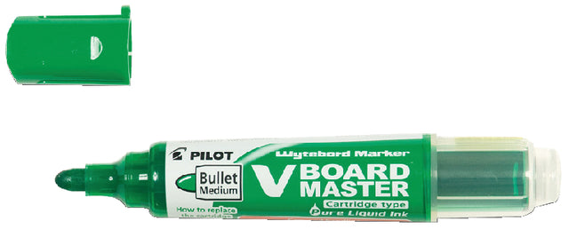 Pilot - V-Board Master whiteboardmarker, ronde punt, 2,3 mm, groen