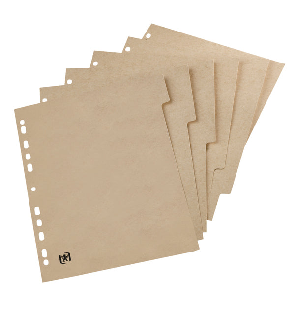 Oxford - Tabbladen oxford a4 4r 6delig naturel | 20 stuks