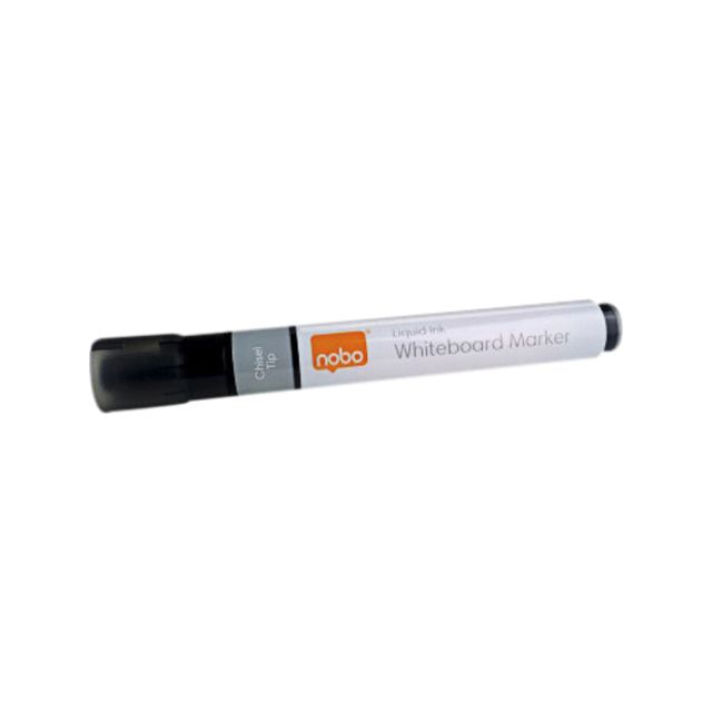 NOBO - FELT -tip Pen Nobo Whiteboard Liquid Lijlklijd noir 4mm | Boîte extérieure une pièce de 10