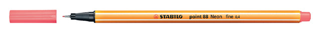 Stabilo - Fineliner Point 88/040 Neon Red | 10 Stücke