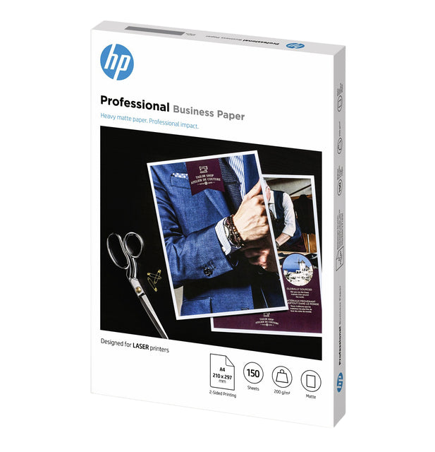 HP - Photopapier Laser 7MV80A 200gr A4 Mat White 150vel