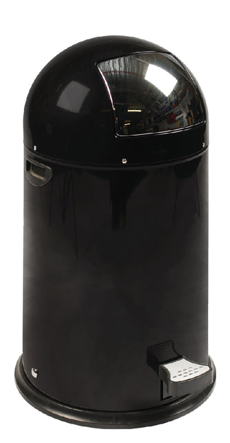 Eko - Abfall Bin Kickcan Metall Inner Bin 33Liter schwarz