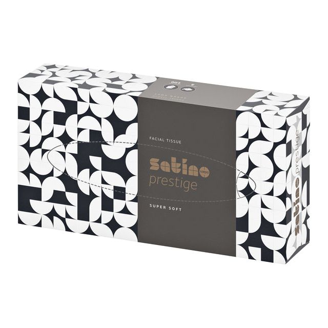 Satino by WEPA - Facial tissues satino 2laags 100 vel wit | 40 stuks