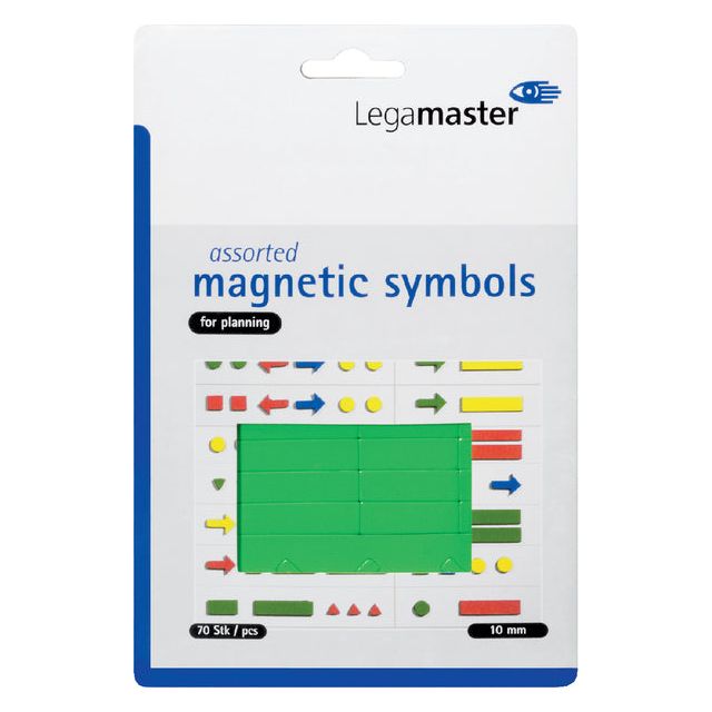 Legamaster - Magneet  symbolen 10mm groen ass