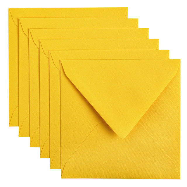 Papicolor - Enveloppe 140x140 mm dotter jaune