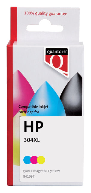 Quantore - Inktcartridge hp 304xl n9k07cn hc kleur