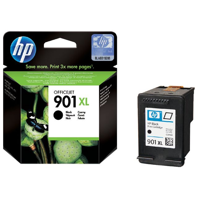 Cartouche d'encre HP CC654A 901xl Black HC