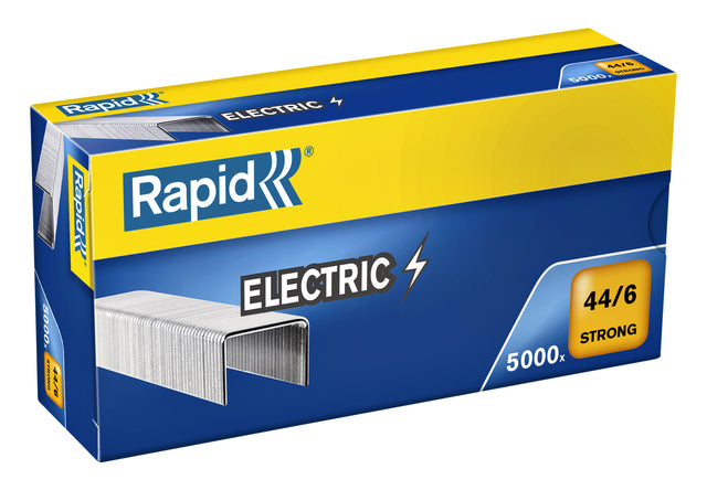 Rapid - Staples 44/6, galvanisé, boîte de 5 000 agrafes