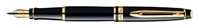 Waterman - Fountain Pen Expert Black Lacquer GT Medium